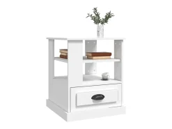 Mesa de apoio 50x50x60 cm derivados de madeira branco