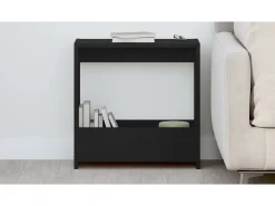 Mesa de apoio 50x26x50 cm derivados de madeira preto