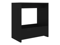 Mesa de apoio 50x26x50 cm derivados de madeira preto