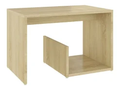 Mesa de apoio 59x36x38 cm derivados de madeira carvalho sonoma