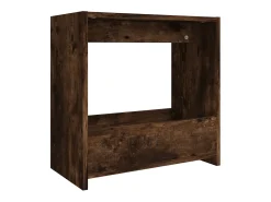 Mesa de apoio 50x26x50 cm derivados de madeira carvalho fumado