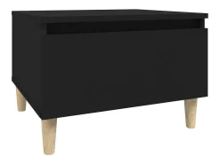 Mesa de apoio 50x46x35 cm derivados de madeira preto