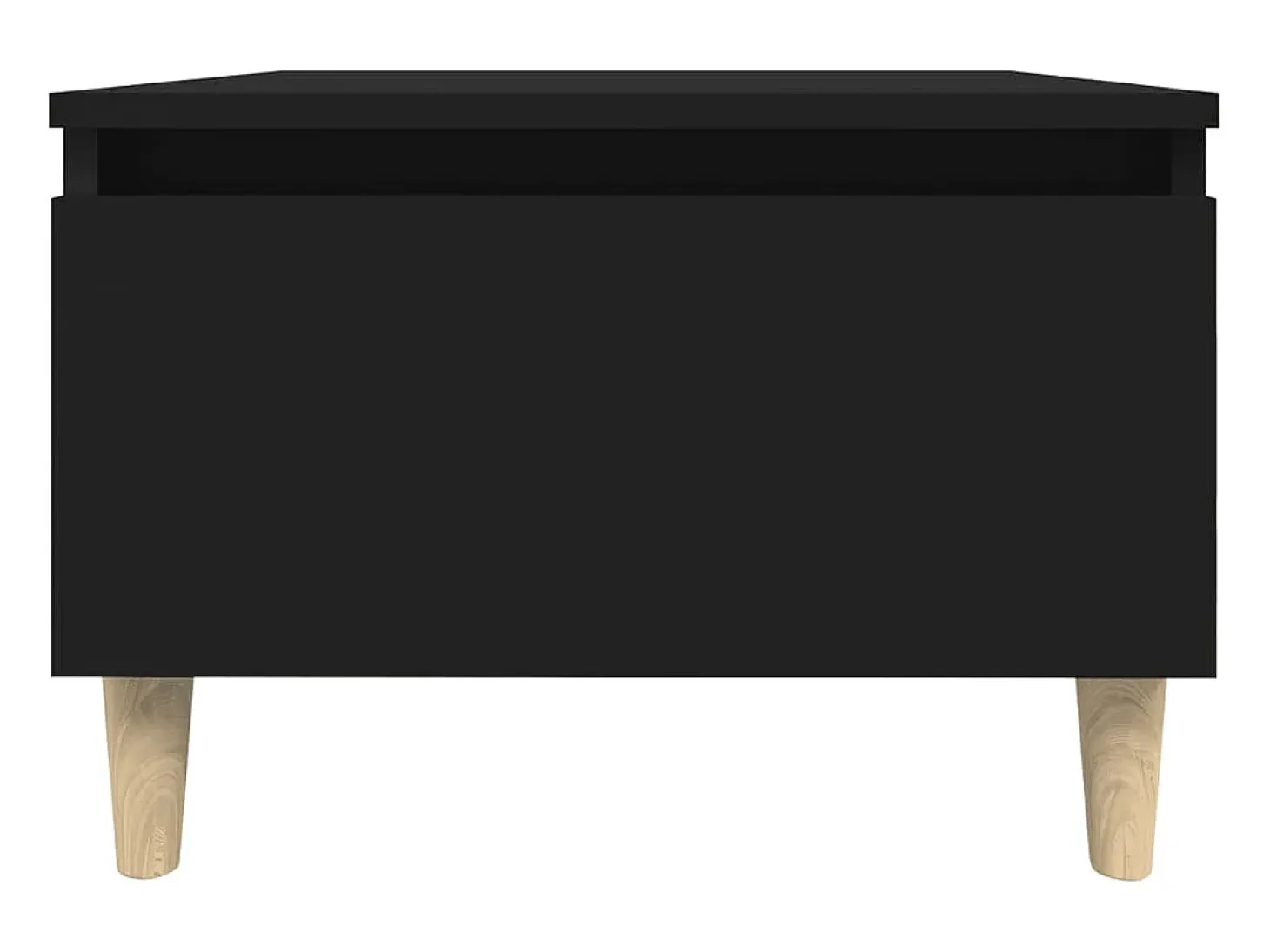 Mesa de apoio 50x46x35 cm derivados de madeira preto