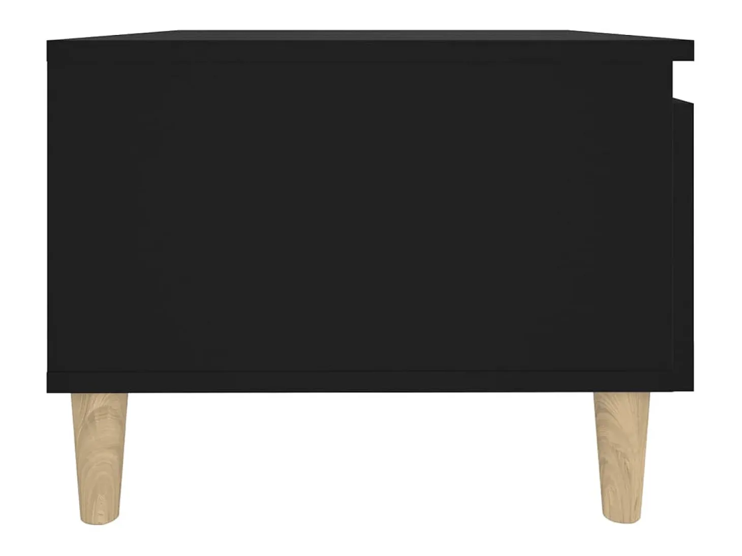 Mesa de apoio 50x46x35 cm derivados de madeira preto