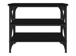 Mesa de apoio 55x38x45 cm derivados de madeira preto