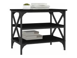 Mesa de apoio 55x38x45 cm derivados de madeira preto