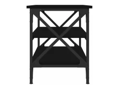 Mesa de apoio 55x38x45 cm derivados de madeira preto