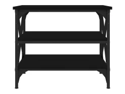 Mesa de apoio 55x38x45 cm derivados de madeira preto