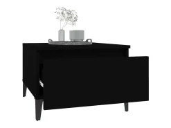 Mesa de apoio 50x46x35 cm derivados de madeira preto