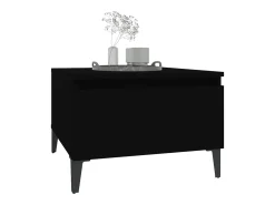 Mesa de apoio 50x46x35 cm derivados de madeira preto