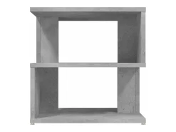 Mesa de apoio 40x40x40 cm derivados de madeira cinzento cimento