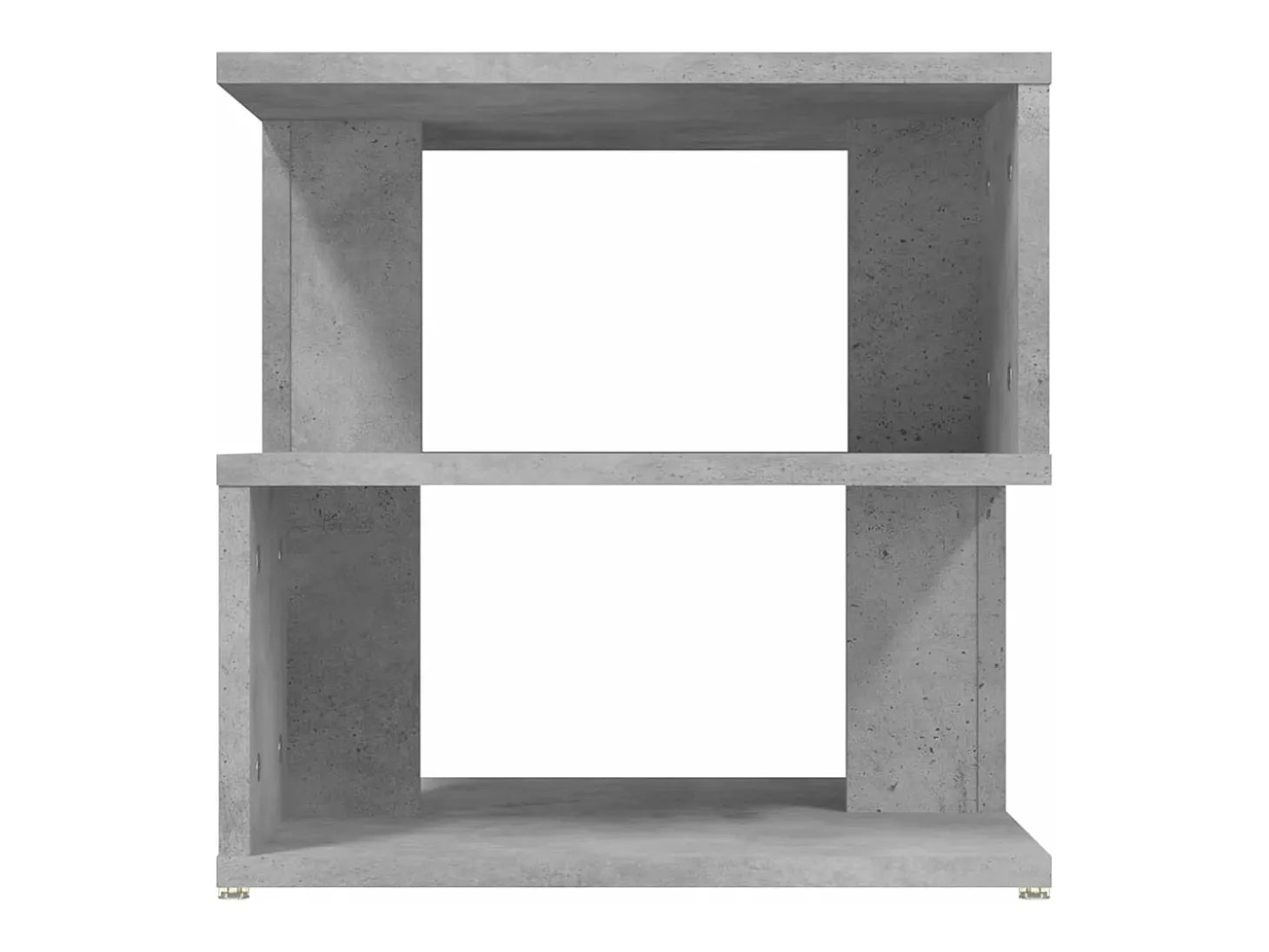 Mesa de apoio 40x40x40 cm derivados de madeira cinzento cimento