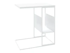 Mesa de apoio 55x36x59,5 cm derivados de madeira branco PT767433