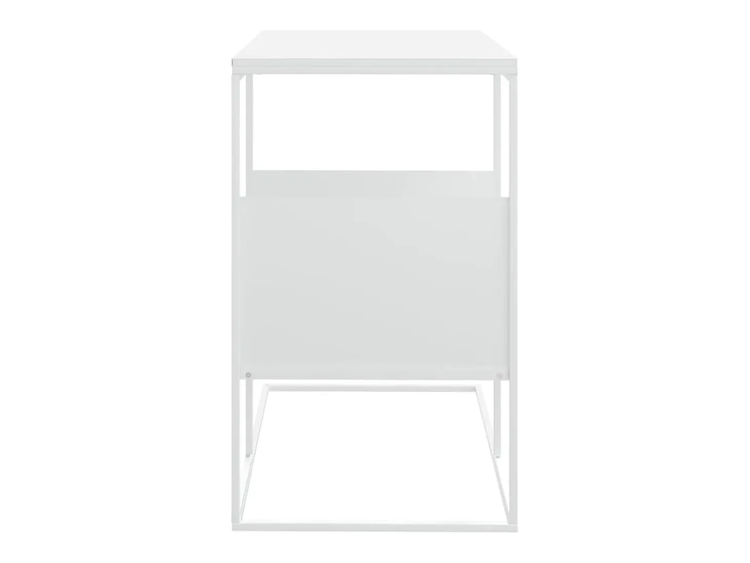 Mesa de apoio 55x36x59,5 cm derivados de madeira branco PT767433