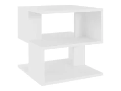 Mesa de apoio 40x40x40 cm derivados de madeira branco