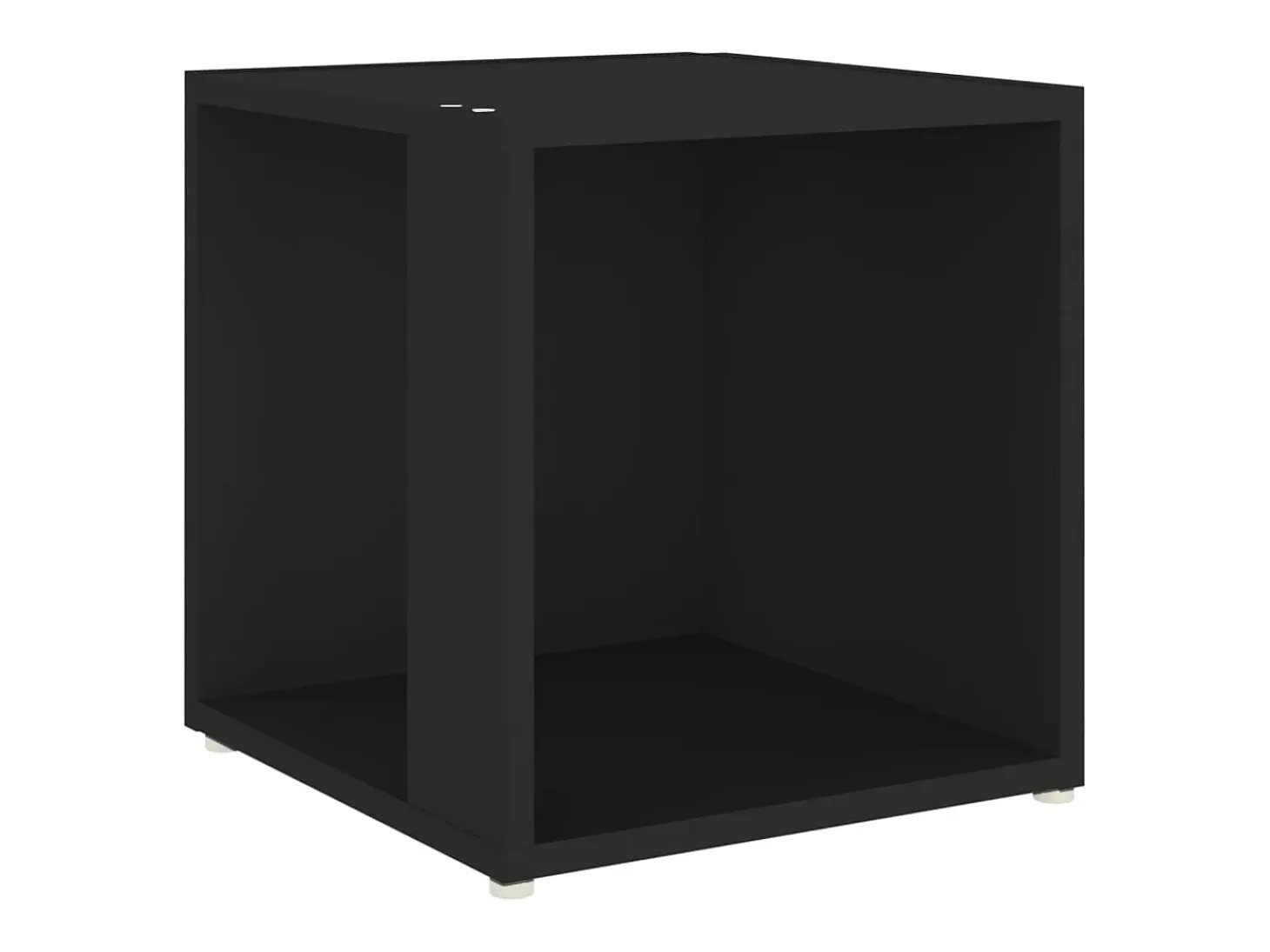 Mesa de apoio 33x33x34,5 cm derivados de madeira preto PT573901