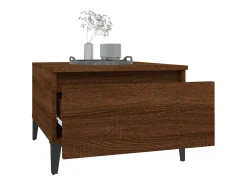 Mesa de apoio 50x46x35 cm derivados madeira carvalho castanho
