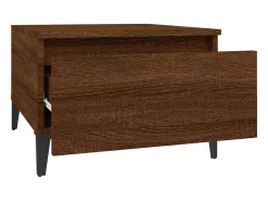 Mesa de apoio 50x46x35 cm derivados madeira carvalho castanho