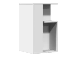 Mesa de apoio 35x35x60 cm derivados de madeira branco