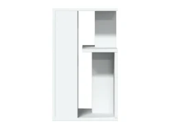 Mesa de apoio 35x35x60 cm derivados de madeira branco