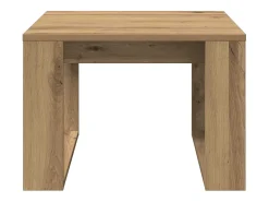 Mesa de apoio 50x50x35 cm derivados madeira carvalho artisiano