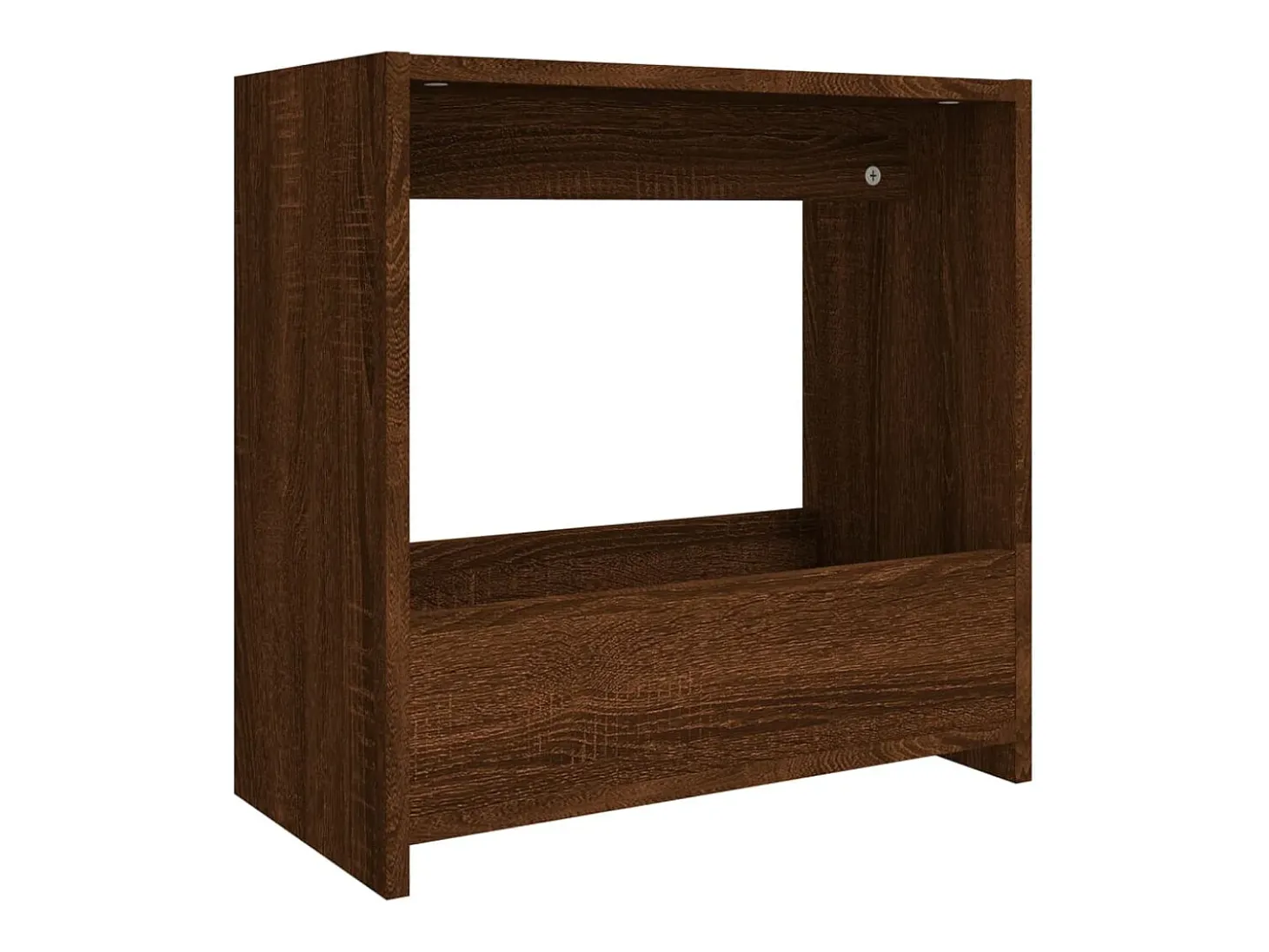 Mesa de apoio 50x26x50 cm derivados madeira carvalho castanho