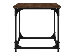 Mesa de apoio 40x40x40 cm derivados madeira carvalho castanho
