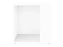 Mesa de apoio 33x33x34,5 cm derivados de madeira branco