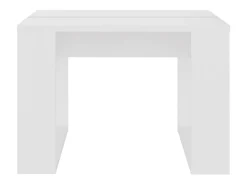 Mesa de apoio 50x50x35 cm derivados de madeira branco