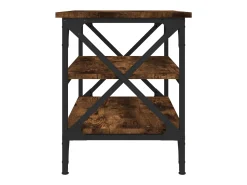 Mesa de apoio 55x38x45 cm derivados de madeira carvalho fumado
