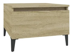 Mesa de apoio 50x46x35 cm derivados de madeira carvalho sonoma