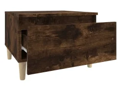Mesa de apoio 50x46x35 cm derivados de madeira carvalho fumado