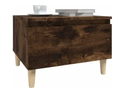 Mesa de apoio 50x46x35 cm derivados de madeira carvalho fumado