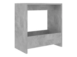 Mesa de apoio 50x26x50 cm derivados de madeira cinzento cimento