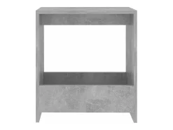 Mesa de apoio 50x26x50 cm derivados de madeira cinzento cimento