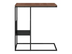 Mesa de apoio 55x36x59,5 cm derivados de madeira preto