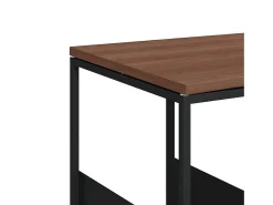 Mesa de apoio 55x36x59,5 cm derivados de madeira preto