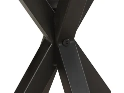 Mesa de apoio 48x48x56 cm madeira recuperada maciça
