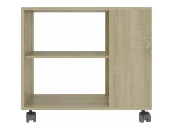 Mesa de apoio 70x35x55 cm madeira processada carvalho sonoma
