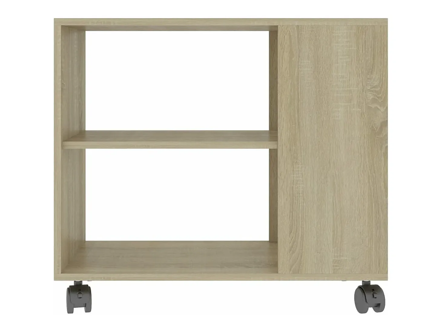 Mesa de apoio 70x35x55 cm madeira processada carvalho sonoma