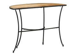 Mesa de apoio 110x40x77 cm madeira de mangueira maciça