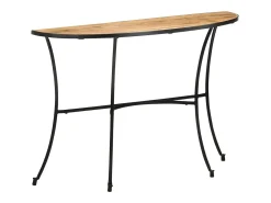 Mesa de apoio 110x40x77 cm madeira de mangueira maciça