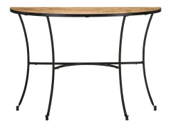 Mesa de apoio 110x40x77 cm madeira de mangueira maciça