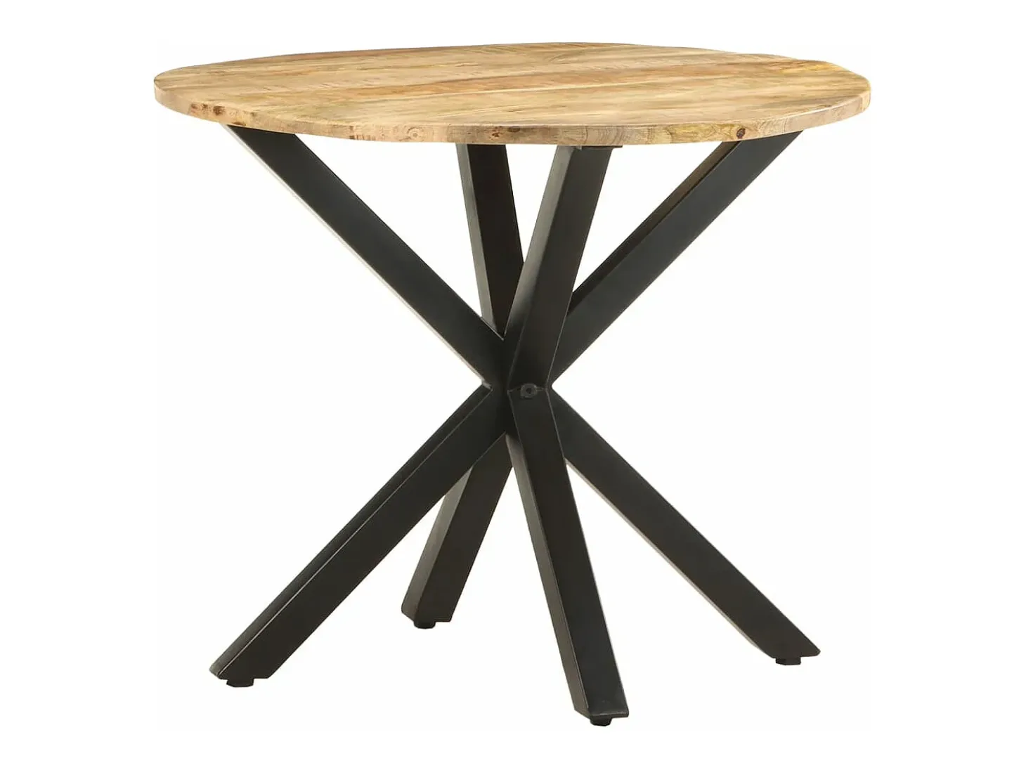 Mesa de apoio 68x68x56 cm madeira de mangueira maciça