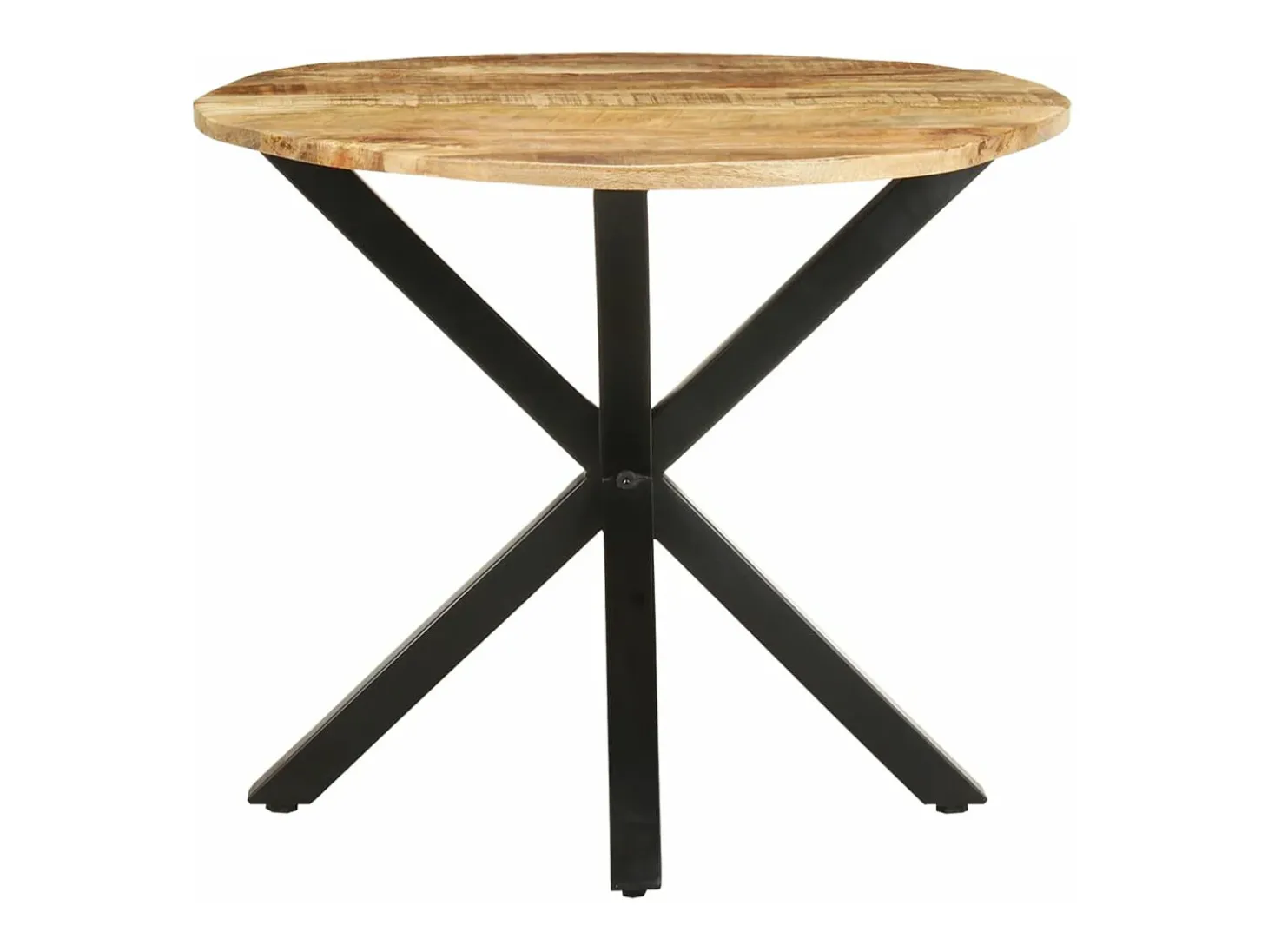 Mesa de apoio 68x68x56 cm madeira de mangueira maciça