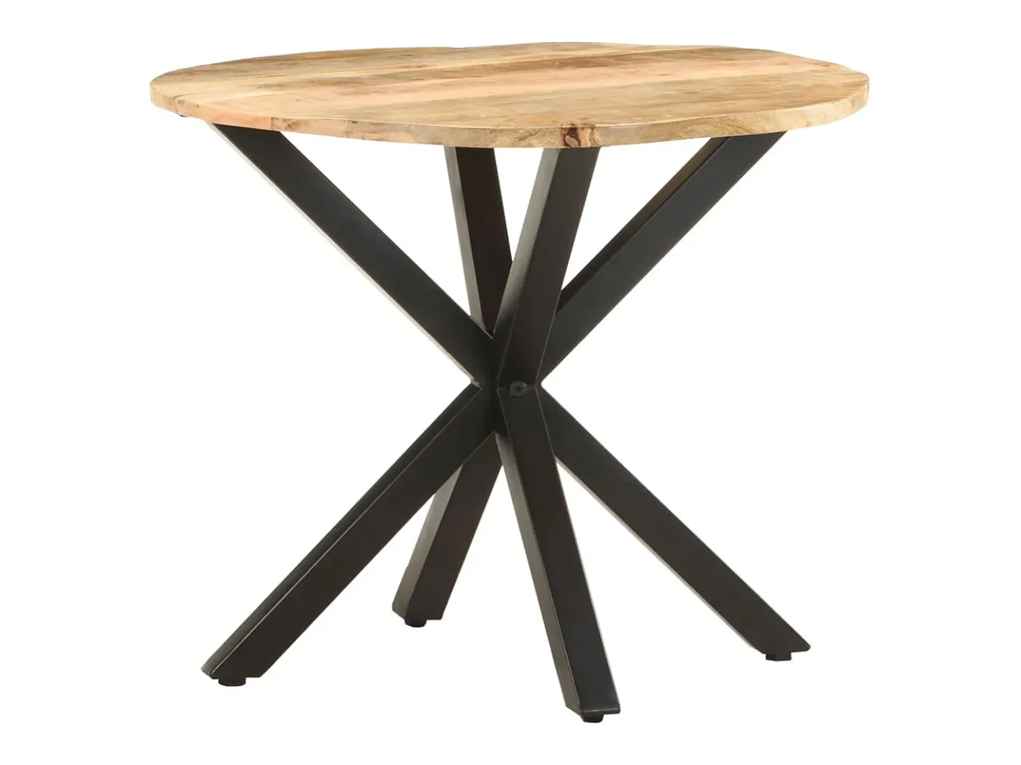 Mesa de apoio 68x68x56 cm madeira de mangueira maciça