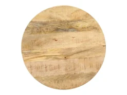 Mesa de apoio 48x48x56 cm madeira de mangueira maciça