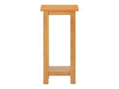 Mesa de apoio 27x24x55 cm madeira de carvalho maciça
