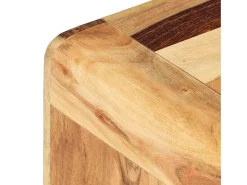 Mesa de apoio 43x40x30 cm madeira de acácia maciça