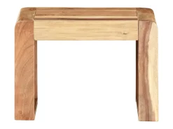 Mesa de apoio 43x40x30 cm madeira de acácia maciça